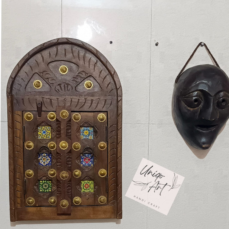 Wall Decor with Vintage wooden antique Collection.