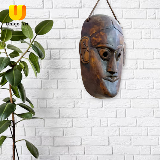 African tribal face wooden wall mask hangings