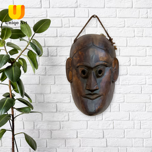 African tribal face wooden wall mask hangings