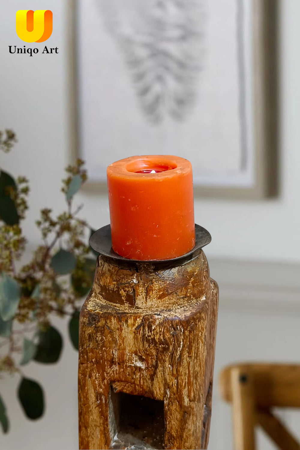 Wooden Candle Stand candle stand holder Home Decorations.