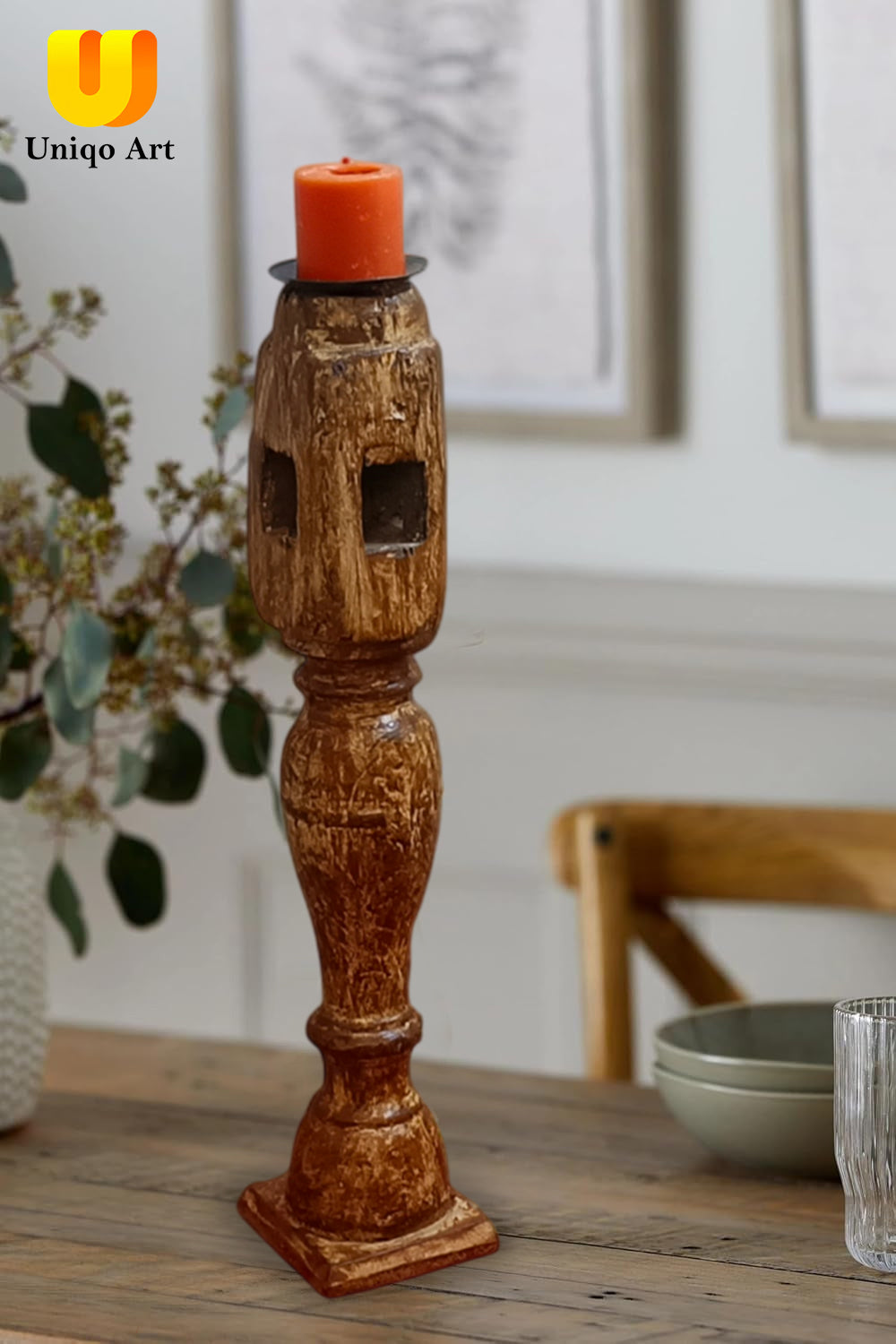 Wooden Candle Stand candle stand holder Home Decorations.