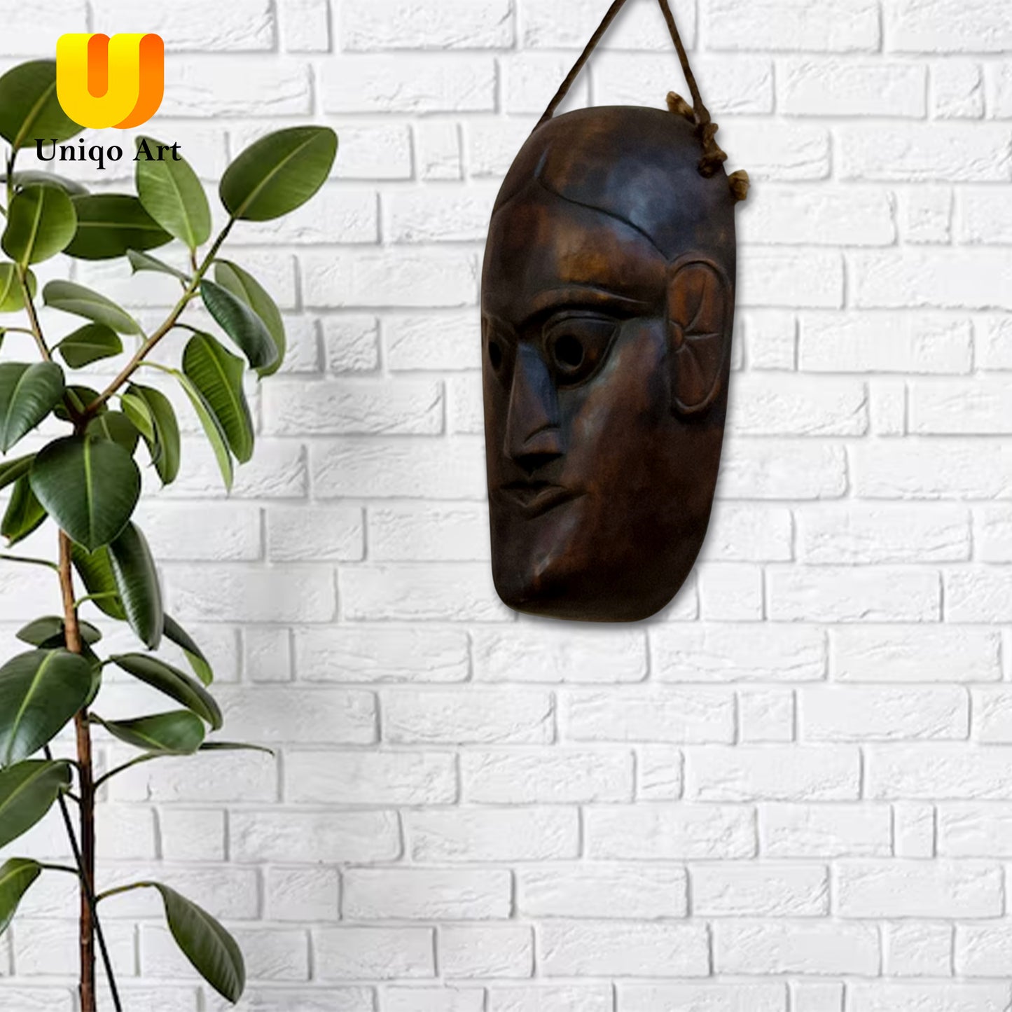 African tribal face wooden wall mask hangings