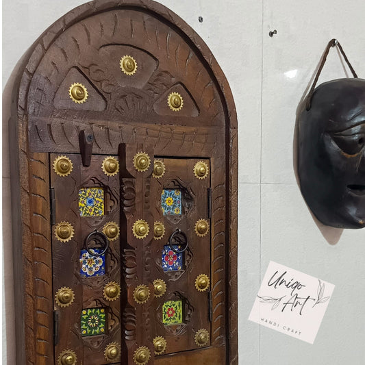 Rustic Decor Window, Carved Wooden Wall Jharokha , Jharokha Window, Vintage Inspired Wall Decor.