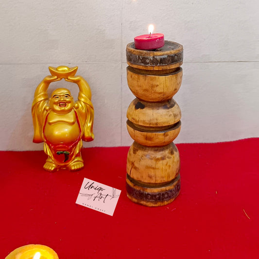 Wooden Candle Holders- Candle Stick Holder Handmade Holder Gifts - Set of 2 - Home Decorations.