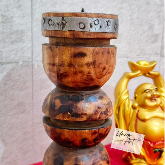 Wooden Candle Holders- Candle Stick Holder Handmade Holder Gifts - Set of 2 - Home Decorations.